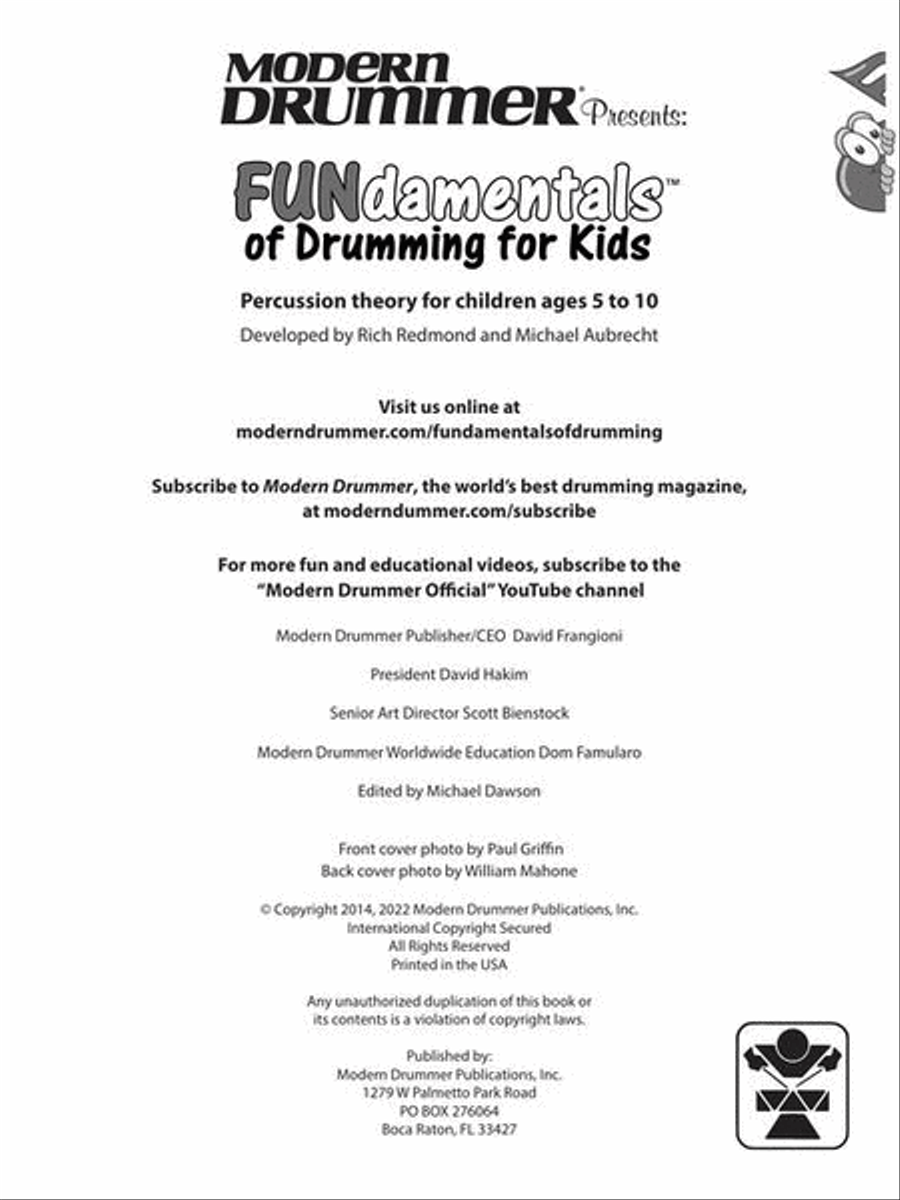 Modern Drummer Presents FUNdamentals™ of Drumming for Kids Drums scores gallery preview page 4