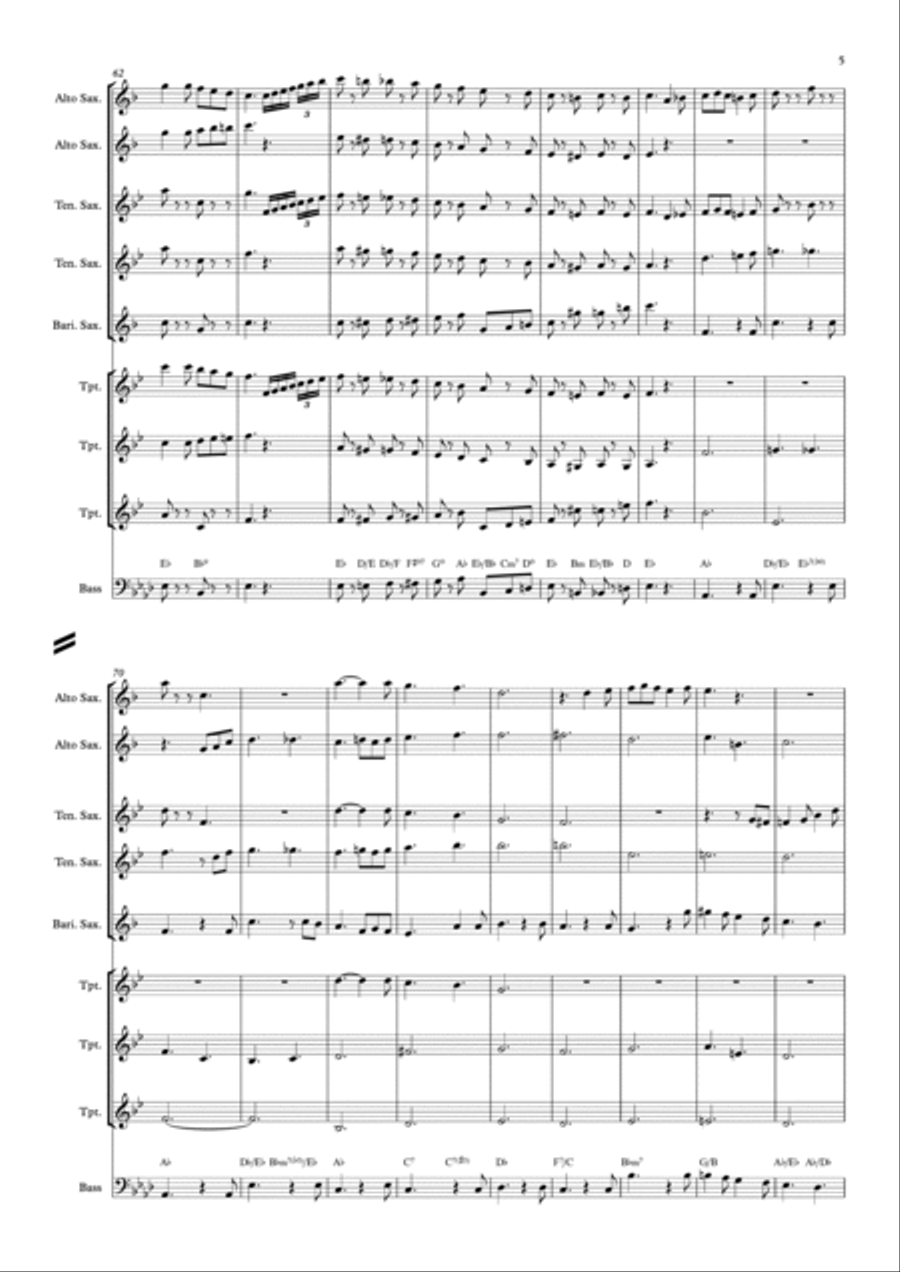 It's Beginning To Look Like Christmas Jazz Ensemble scores gallery preview page 5