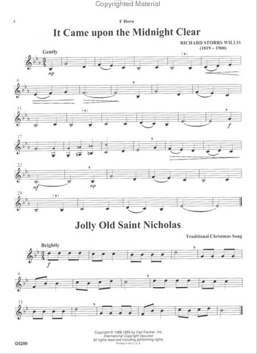 Christmas Sounds Spectacular Concert Band Methods scores gallery preview page 2