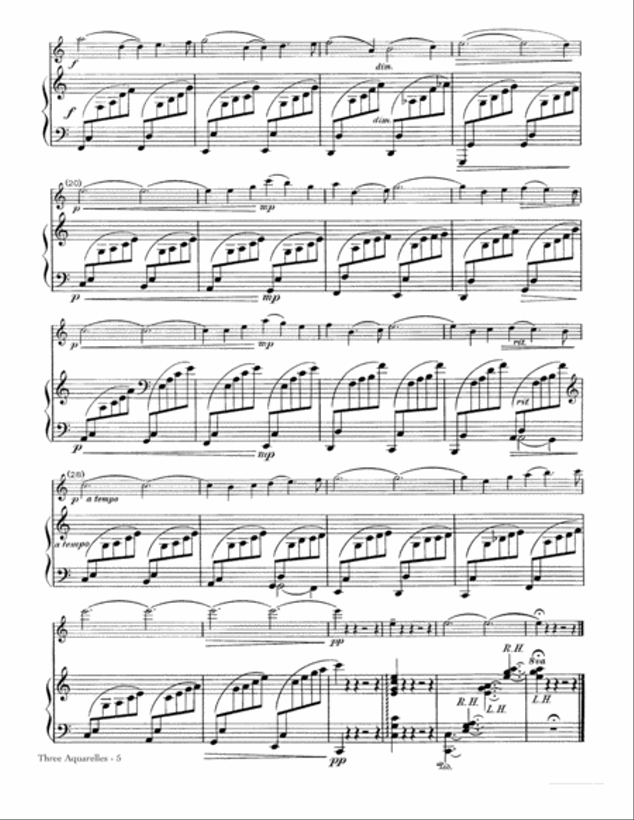Three Aquarelles Three Aquarelles School and Community scores gallery preview page 5
