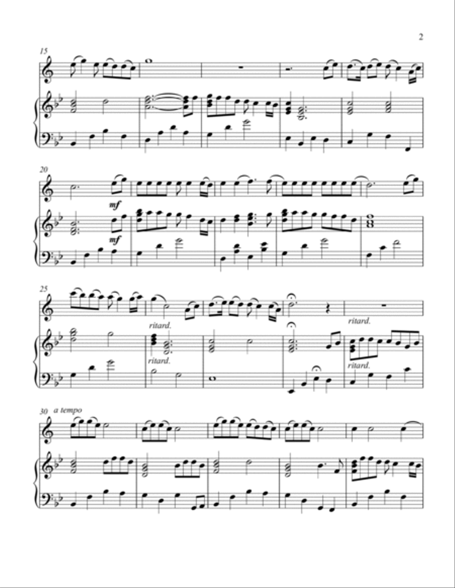 Colors Of The Wind B-Flat Clarinet scores gallery preview page 3