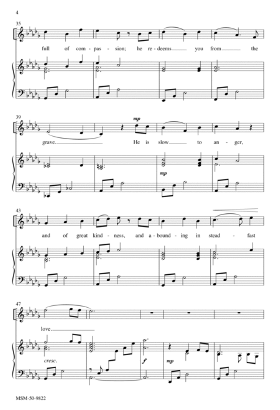 Bless the Lord Bless the Lord 2-Part scores gallery preview page 4