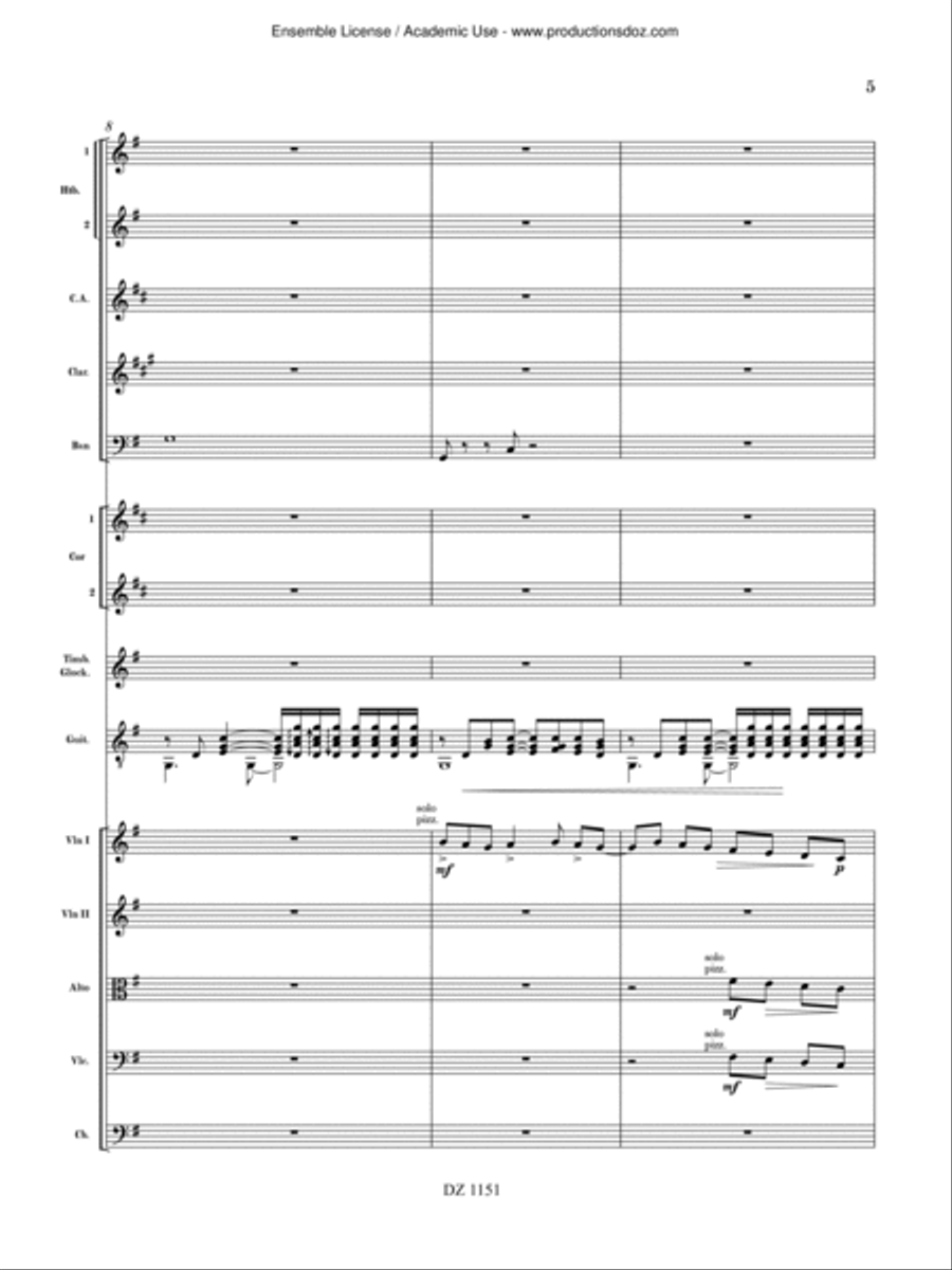 Fantasia de Levante Orchestra scores gallery preview page 5