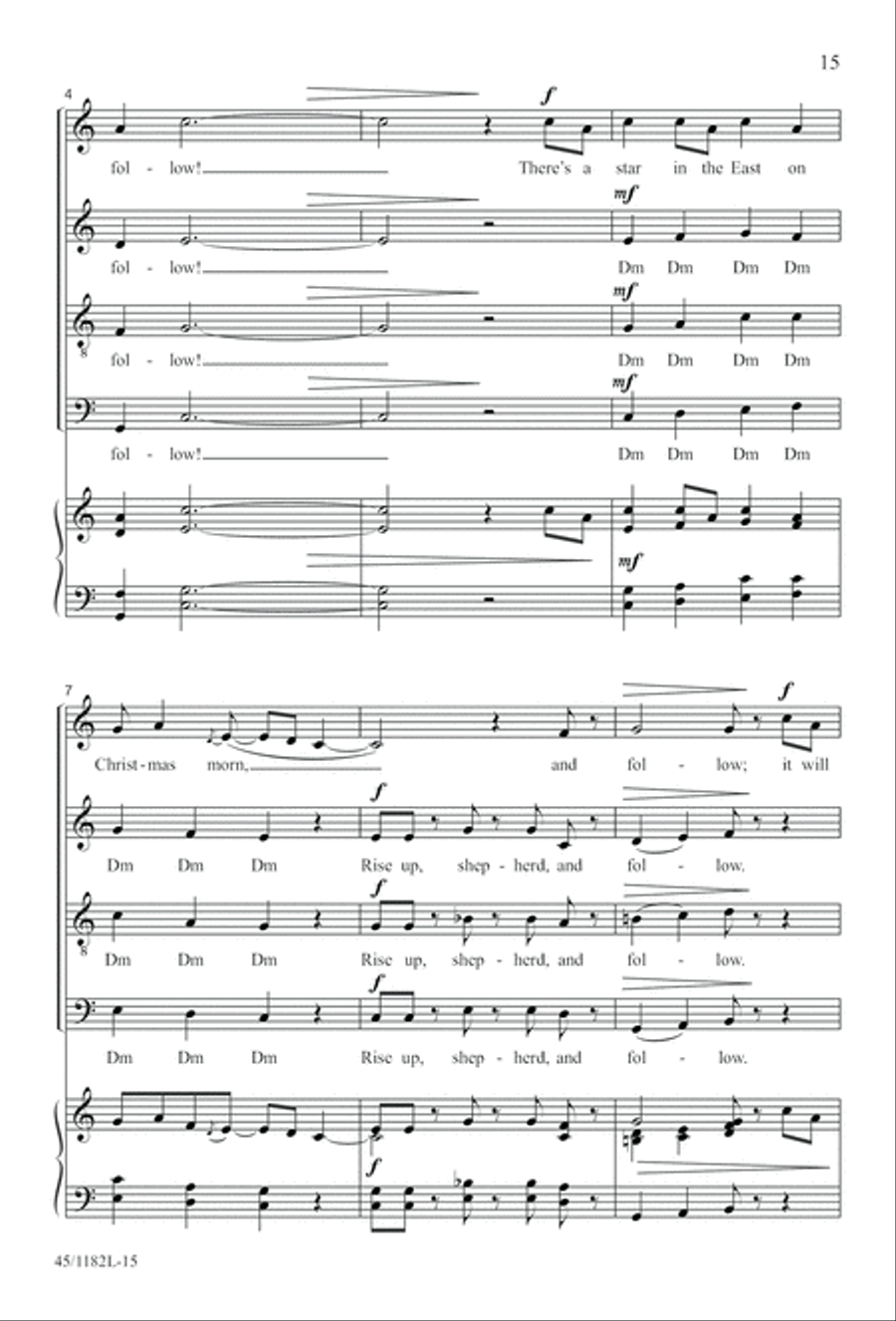 All Around A Cappella 4-Part scores gallery preview page 15