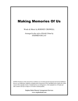 Making Memories Of Us