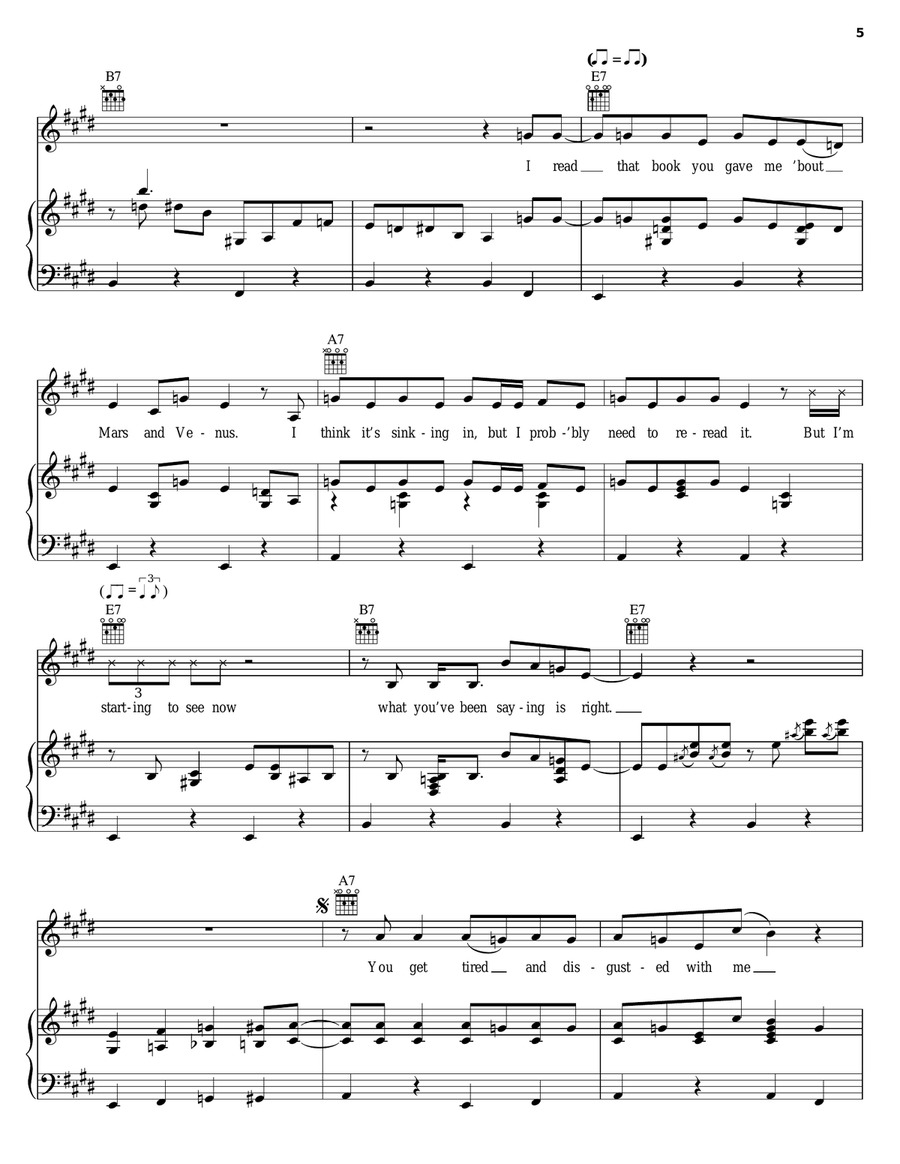 Work In Progress Piano, Vocal, Guitar scores gallery preview page 5