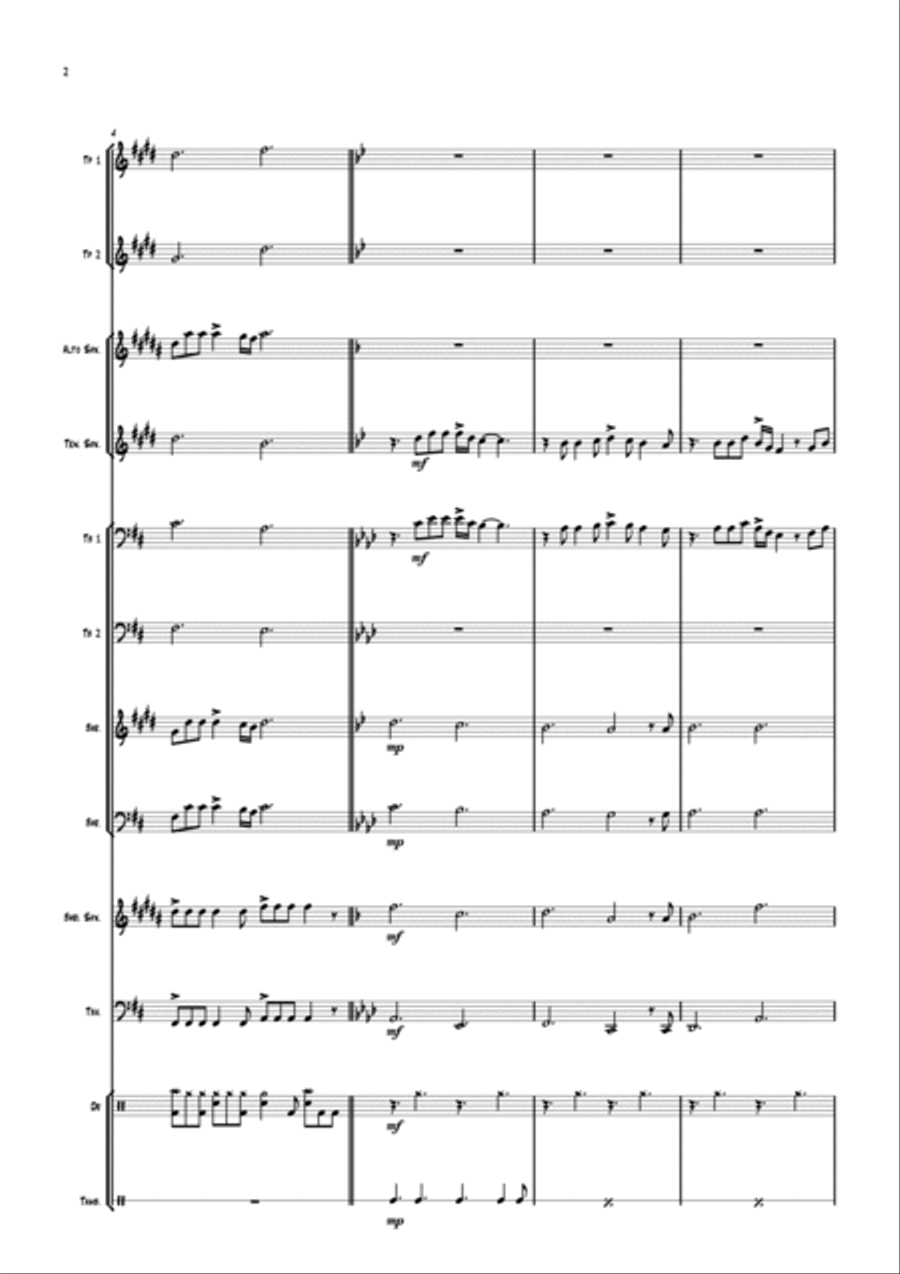 Cryin' Cryin' Tenor Saxophone scores gallery preview page 3