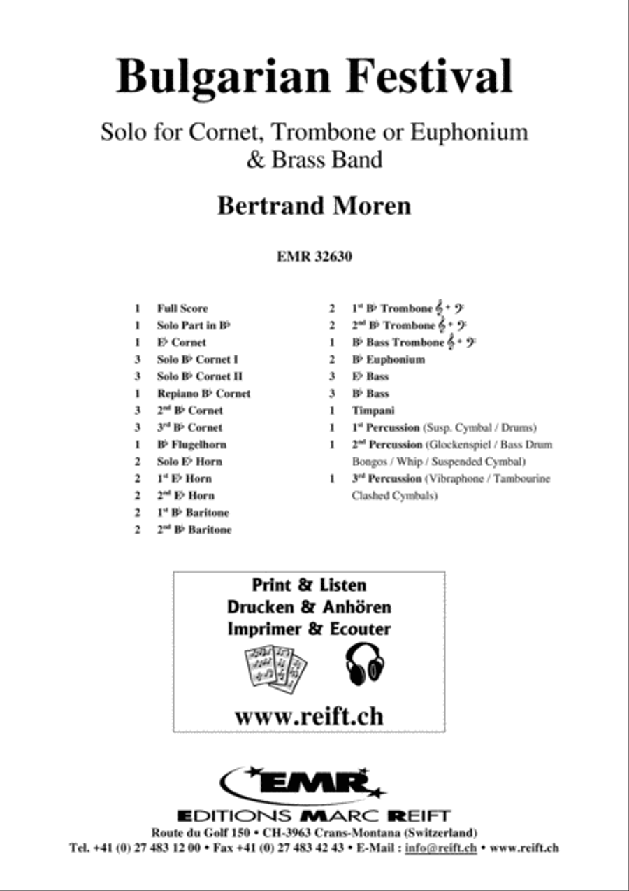 Bulgarian Festival Brass Band scores gallery preview page 2