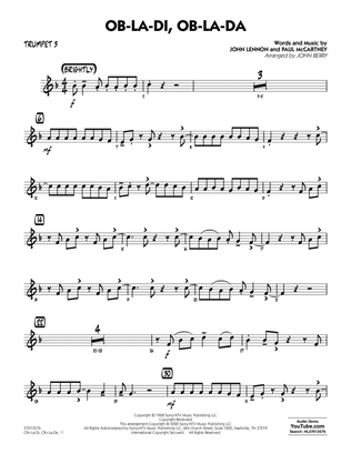 Ob-La-Di, Ob-La-Da (arr. John Berry) - Trumpet 3