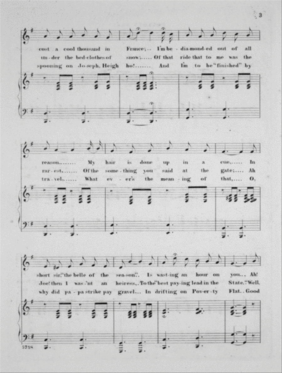Poverty Flat, or, Her Letter Voice scores gallery preview page 3