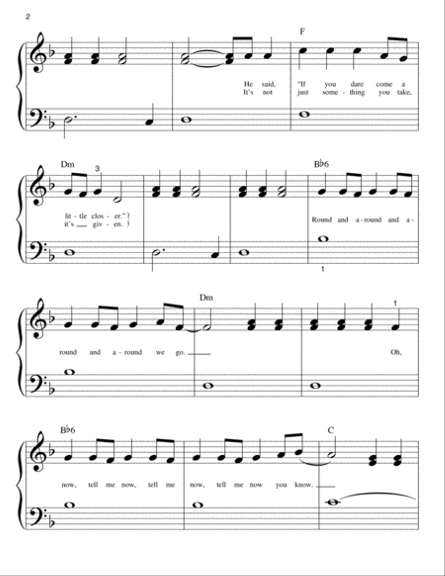 Stay Easy Piano scores gallery preview page 2