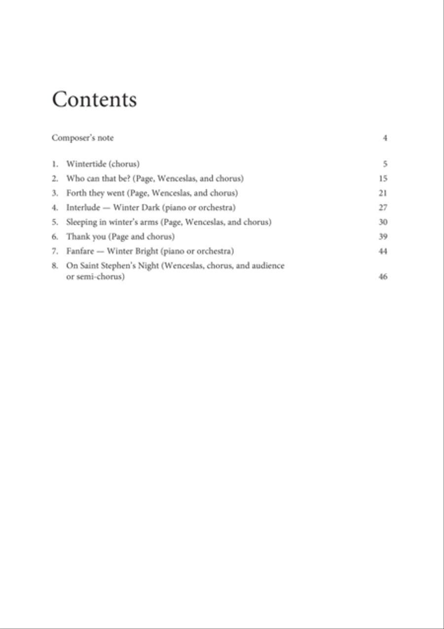 Wenceslas 4-Part scores gallery preview page 3