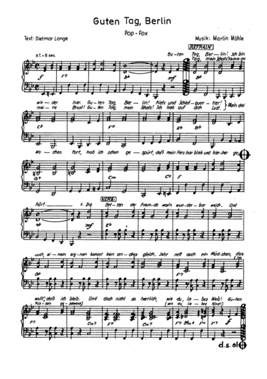 Guten Tag, Berlin Voice scores gallery preview page 3