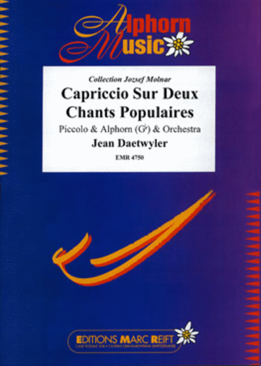 Capriccio Sur Deux Chants Populaires Orchestra scores gallery preview page 1