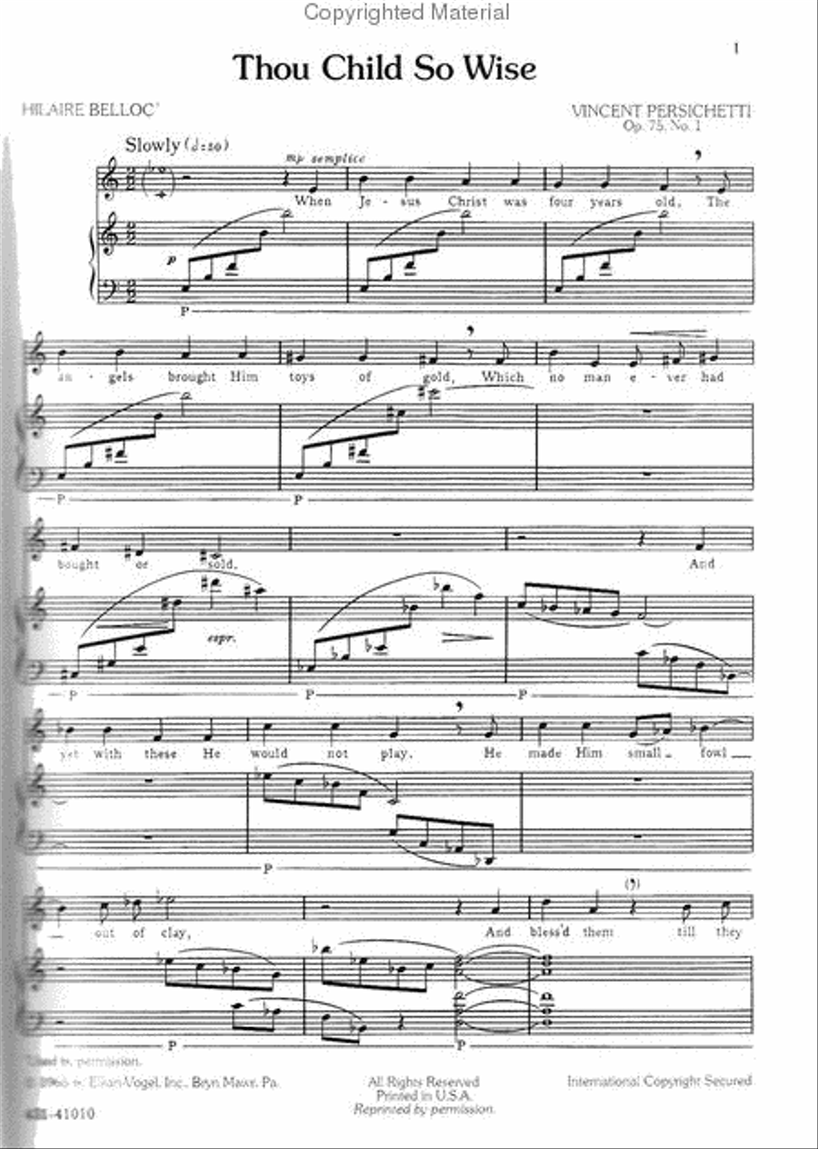 Contemporary American Art Songs Chamber Music scores gallery preview page 2