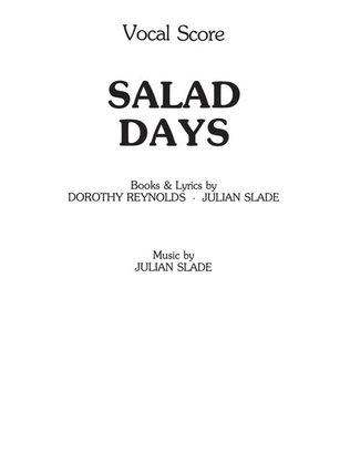 Salad Days Vocal Score