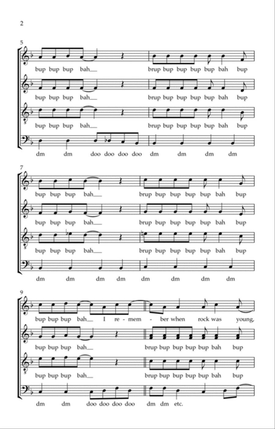 Crocodile Rock Divisi scores gallery preview page 2