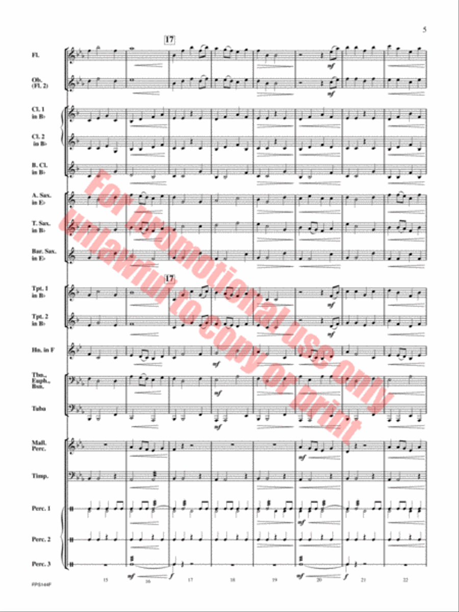 Greenwood Lake Concert Band scores gallery preview page 6