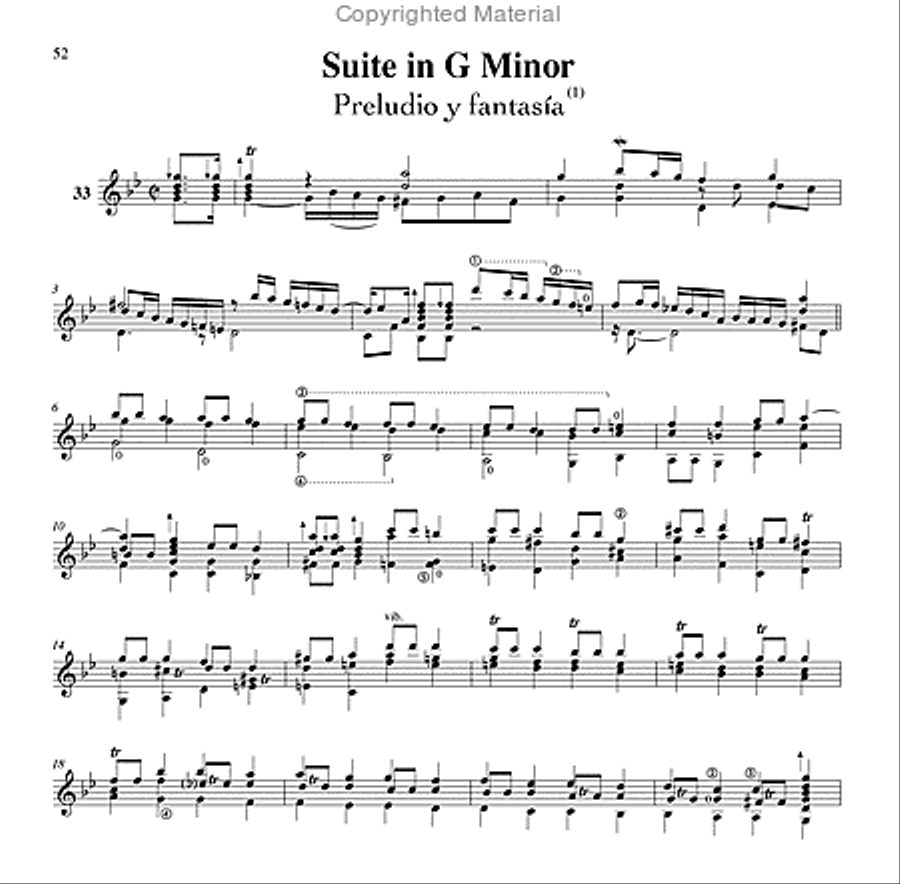Oeuvre complète (couverture souple) Classical Guitar scores gallery preview page 2