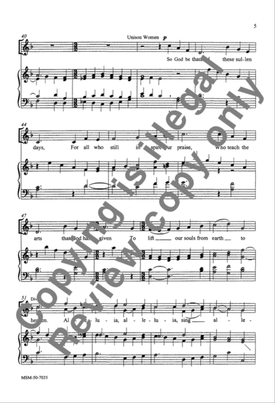 Songs of Sovereign Grace Songs of Sovereign Grace 4-Part scores gallery preview page 5