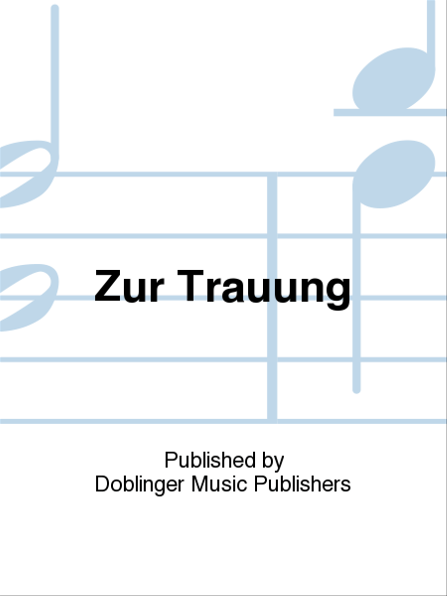 Zur Trauung SSA scores gallery preview page 1