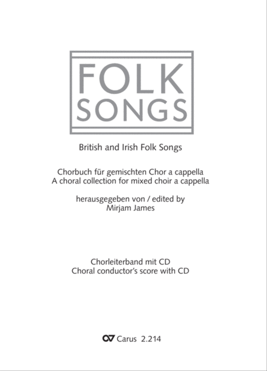 Choral Collection Folk Songs Choir scores gallery preview page 2