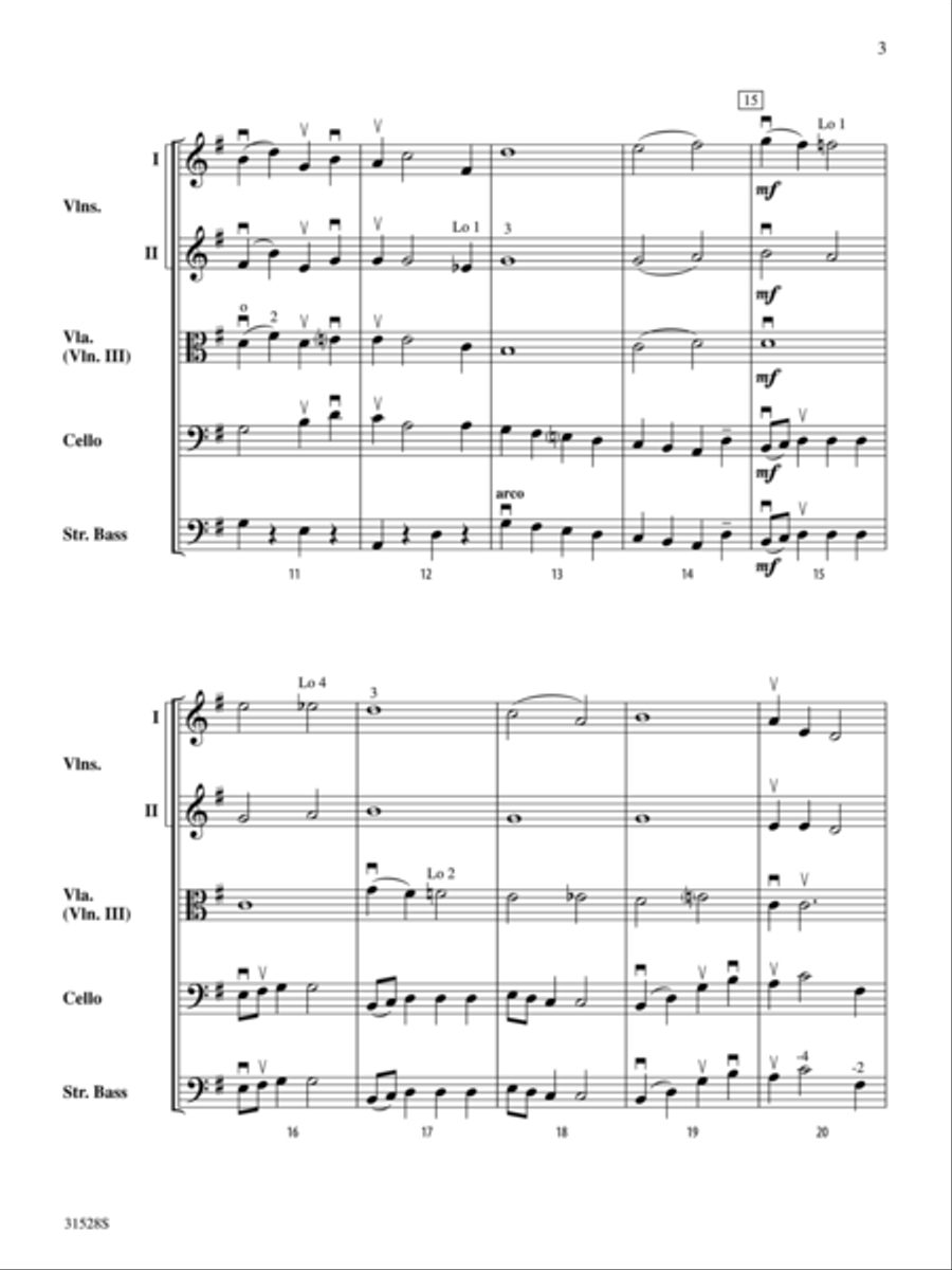 Santa Claus Is Comin' to Town (score only) String Orchestra scores gallery preview page 3