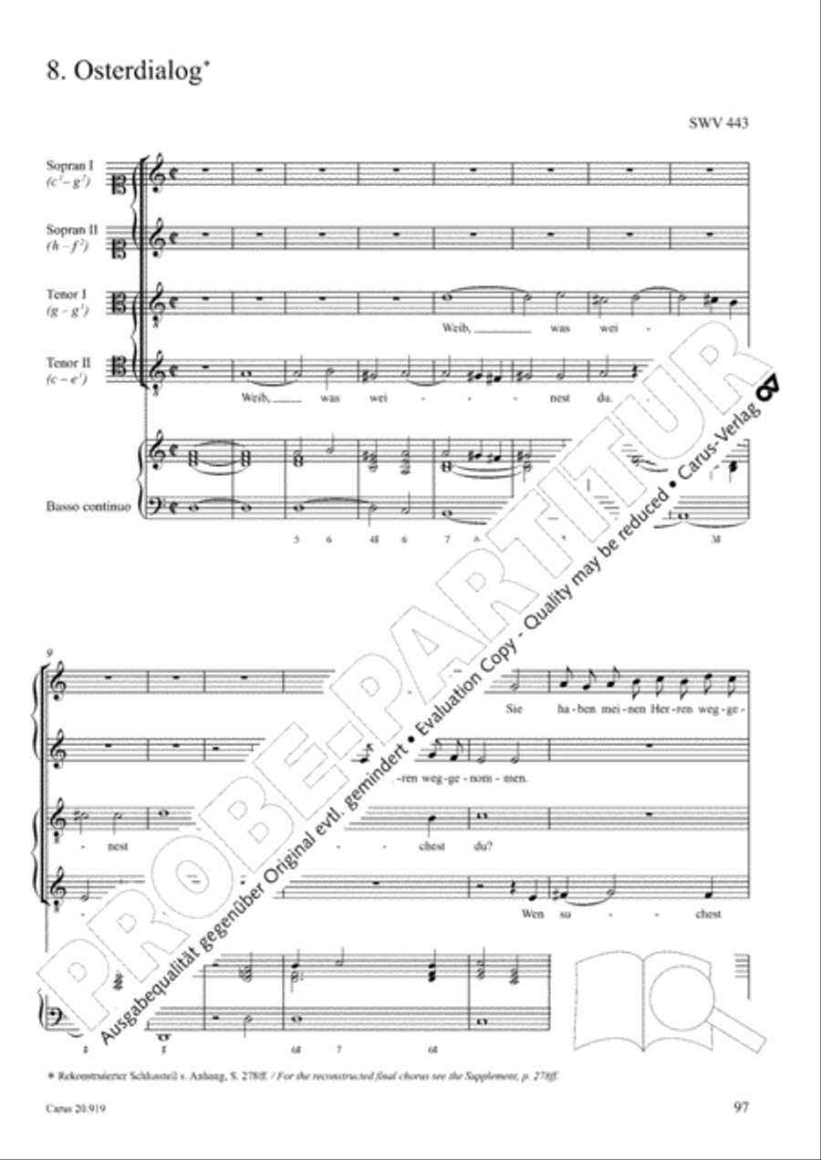Opera varia I. Works with 1-7 parts (Complete edition, vol. 19) [Werke mit 1-7 obligaten Stimmen] Score scores gallery preview page 154