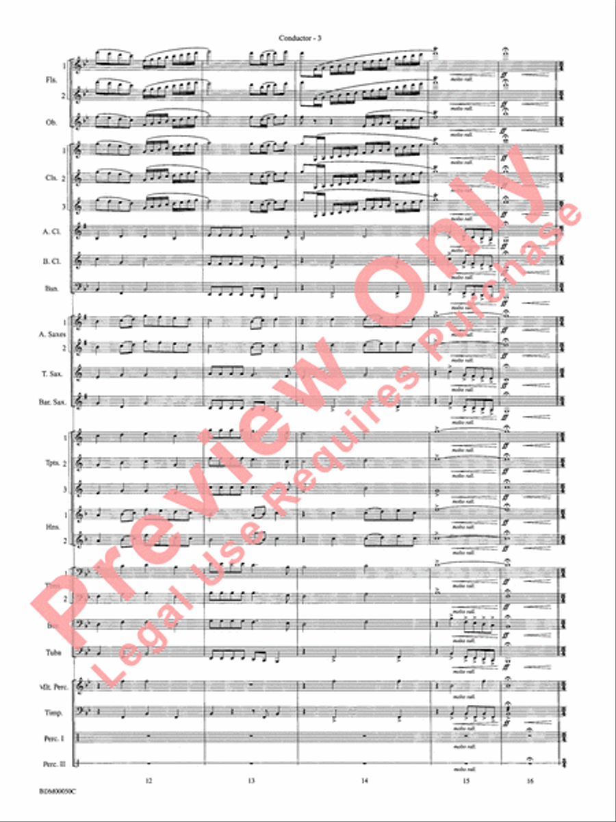 Christmas in the Round Christmas in the Round Concert Band scores gallery preview page 6
