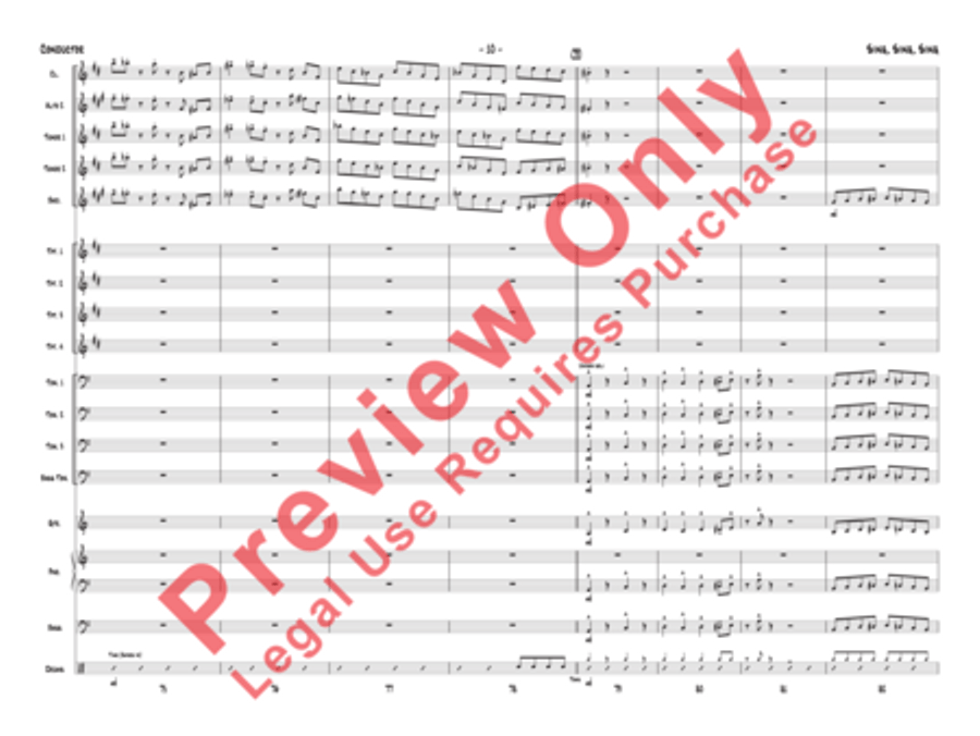 Sing, Sing, Sing Jazz Ensemble scores gallery preview page 41