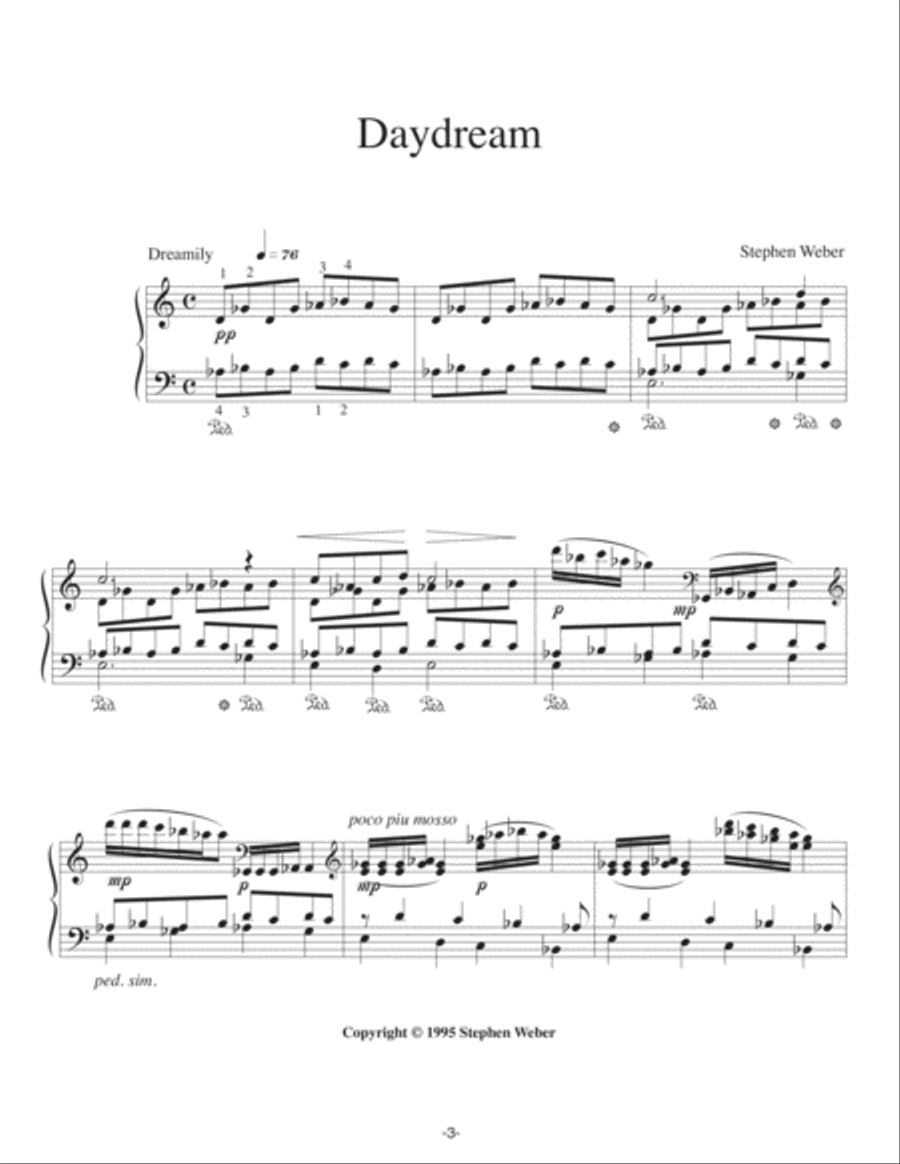 Vignettes for Piano Solo Piano Solo scores gallery preview page 4