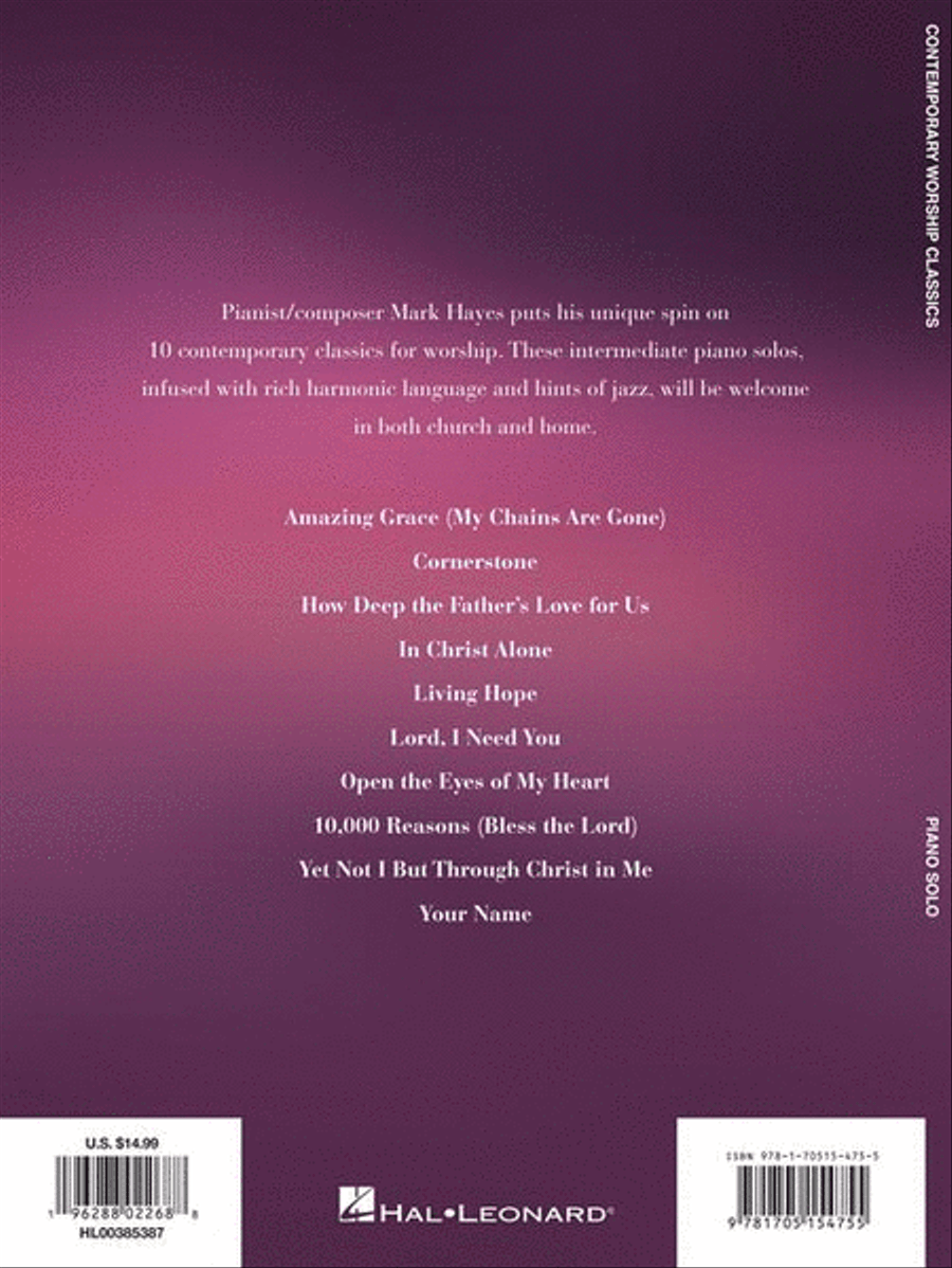Contemporary Worship Classics Piano Solo scores gallery preview page 7