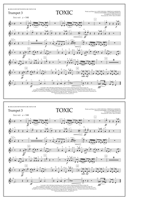 Book cover for Toxic (arr. Tom Wallace) - Trumpet 3