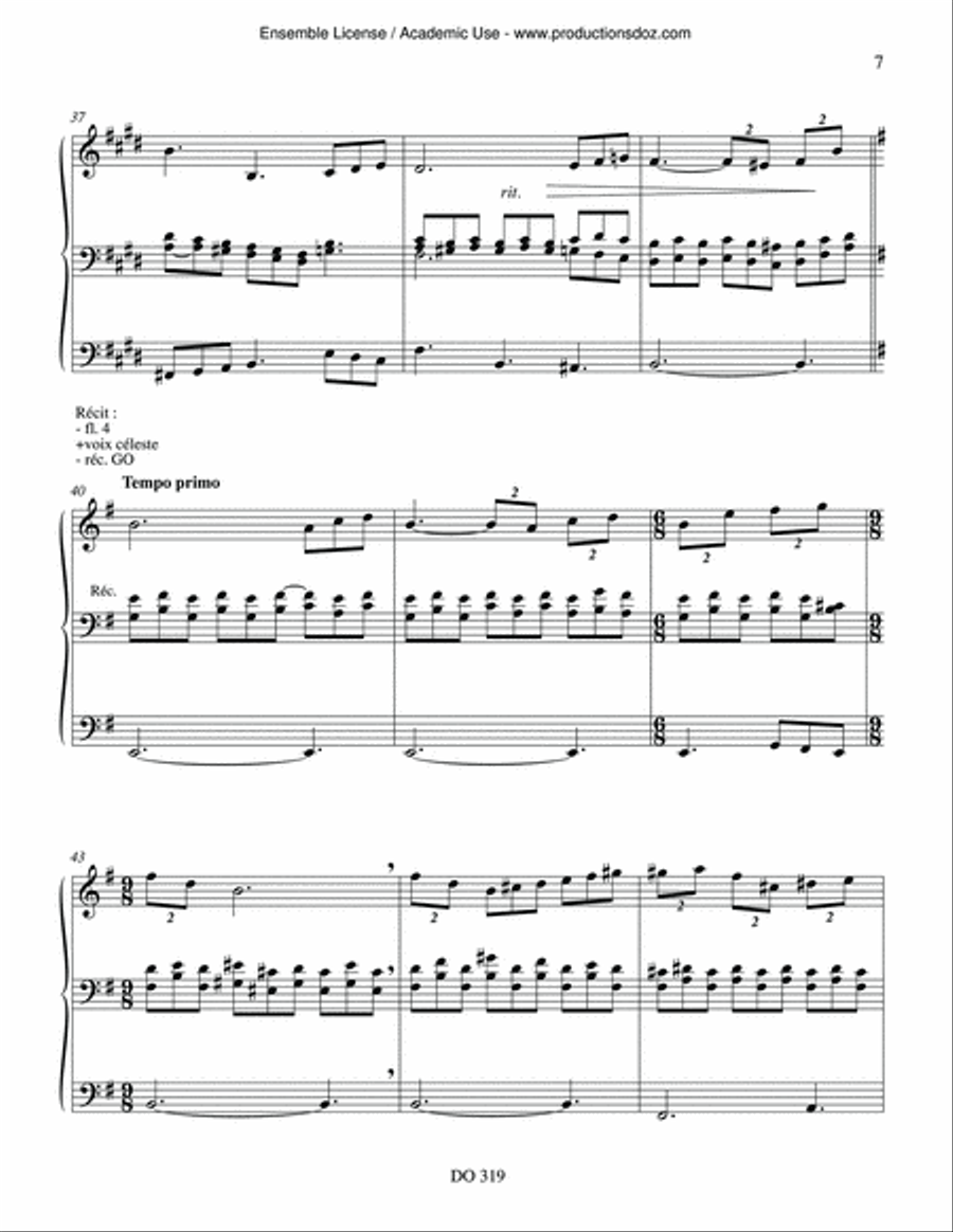 Hesychia Divertissement Hesychia Divertissement Organ scores gallery preview page 6