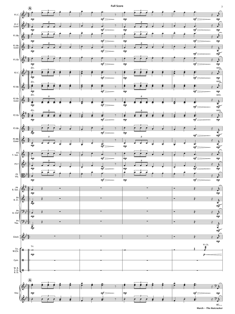 March From The Nutcracker (Flexible Instrumentation) Concert Band scores gallery preview page 6