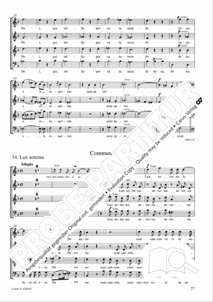 Requiem Requiem 4-Part scores gallery preview page 28