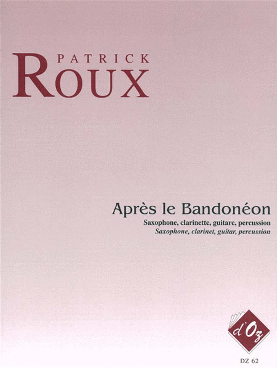 Après le bandonéon Clarinet scores gallery preview page 1