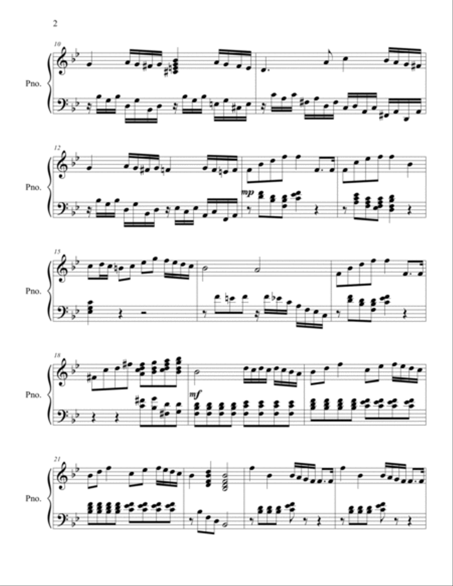 Sonata in g minor Sonata in g minor Piano Solo scores gallery preview page 2