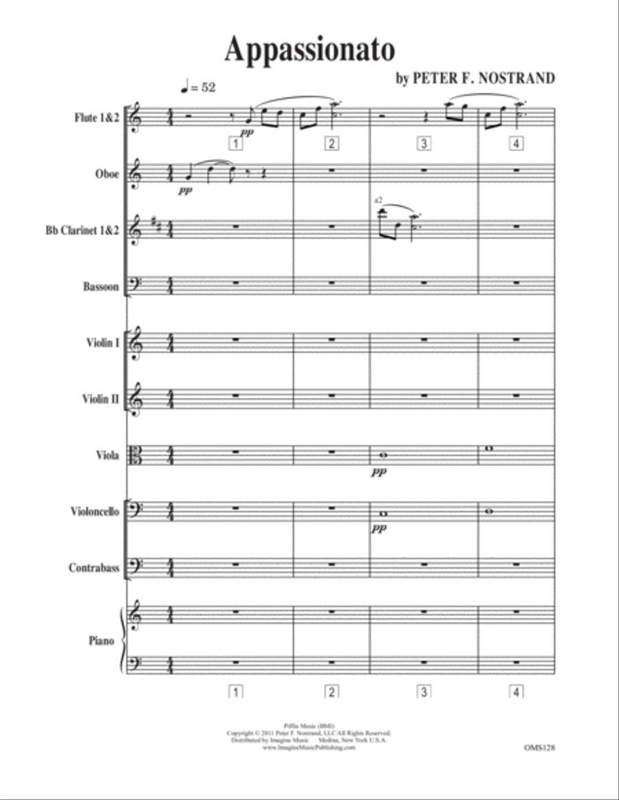 Appassionato Chamber Orchestra scores gallery preview page 1