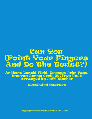 Can You (point Your Finger & Do The Twist)