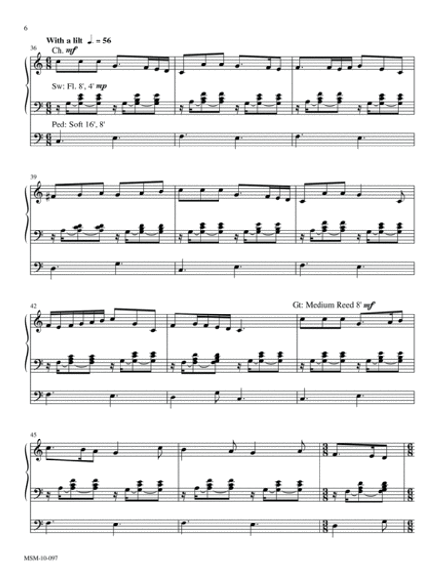 A Mighty Fortress A Mighty Fortress Organ scores gallery preview page 5