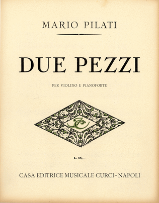 Book cover for Due pezzi