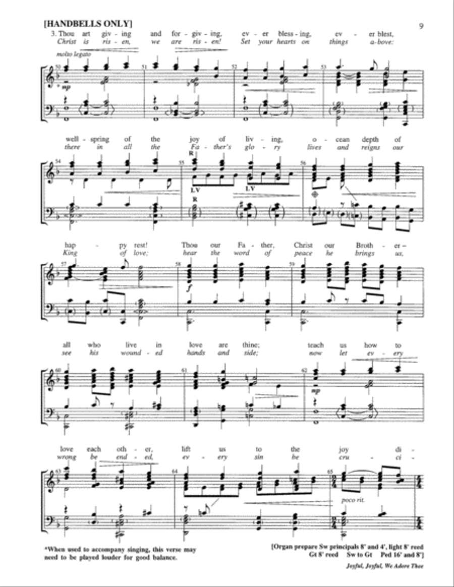Joyful, Joyful, We Adore Thee 5-Octaves scores gallery preview page 23