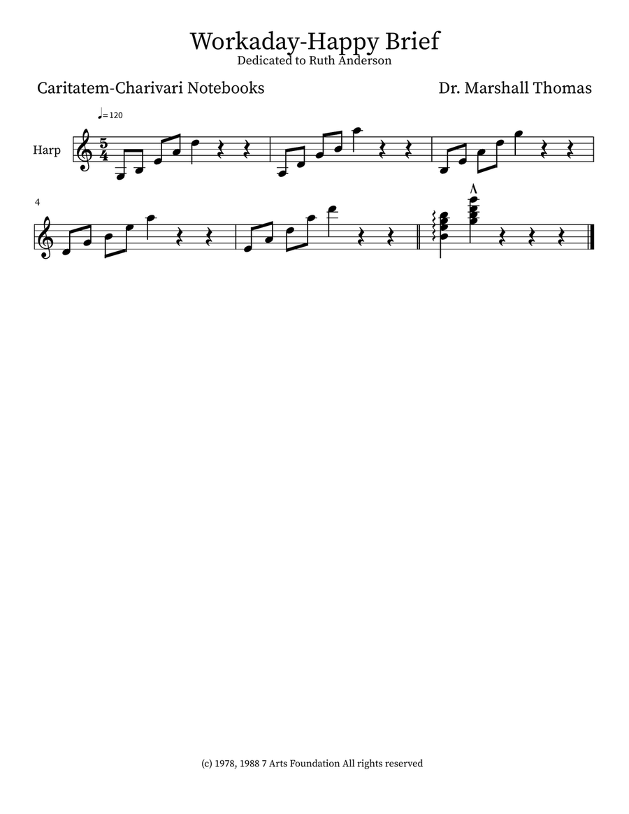 Workaday-Happy Brief Workaday-Happy Brief Small Ensemble scores gallery preview page 4