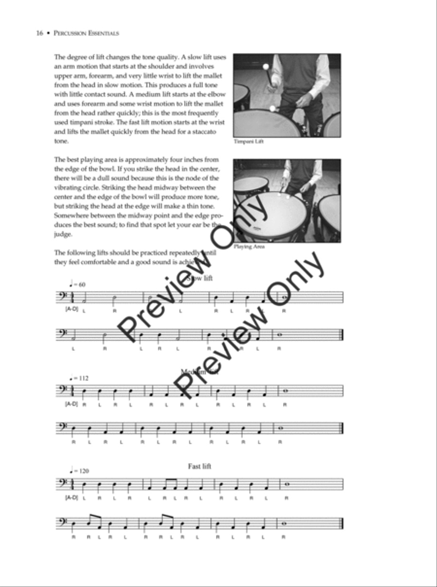 Percussion Essentials Percussion scores gallery preview page 16