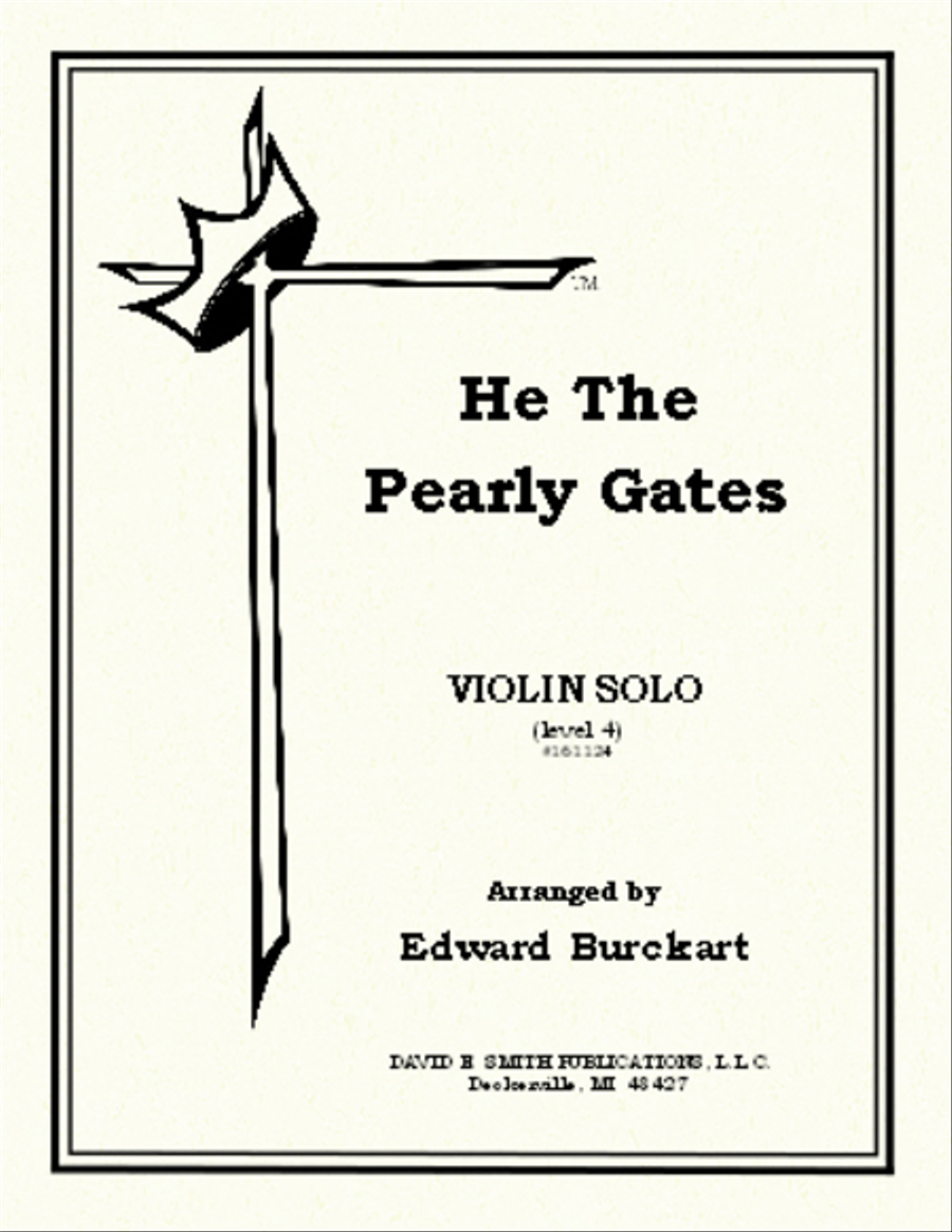 He The Pearly Gates Will Open Violin Solo scores gallery preview page 1