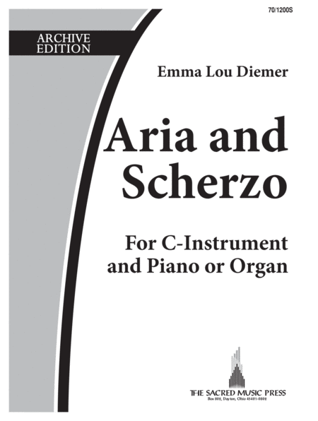 Aria and Scherzo for C Instrument and Piano or Organ