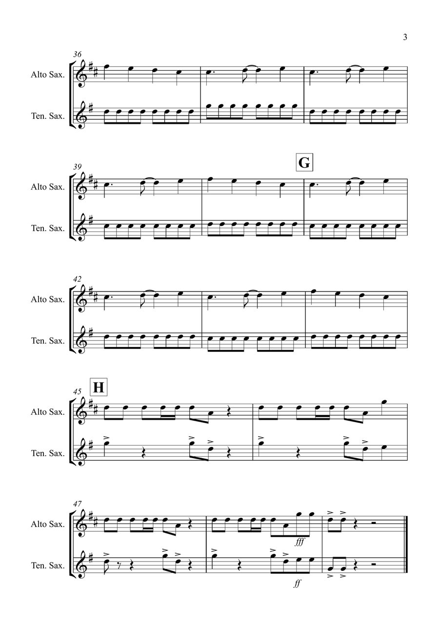 Under Pressure Under Pressure Woodwind Duet scores gallery preview page 3