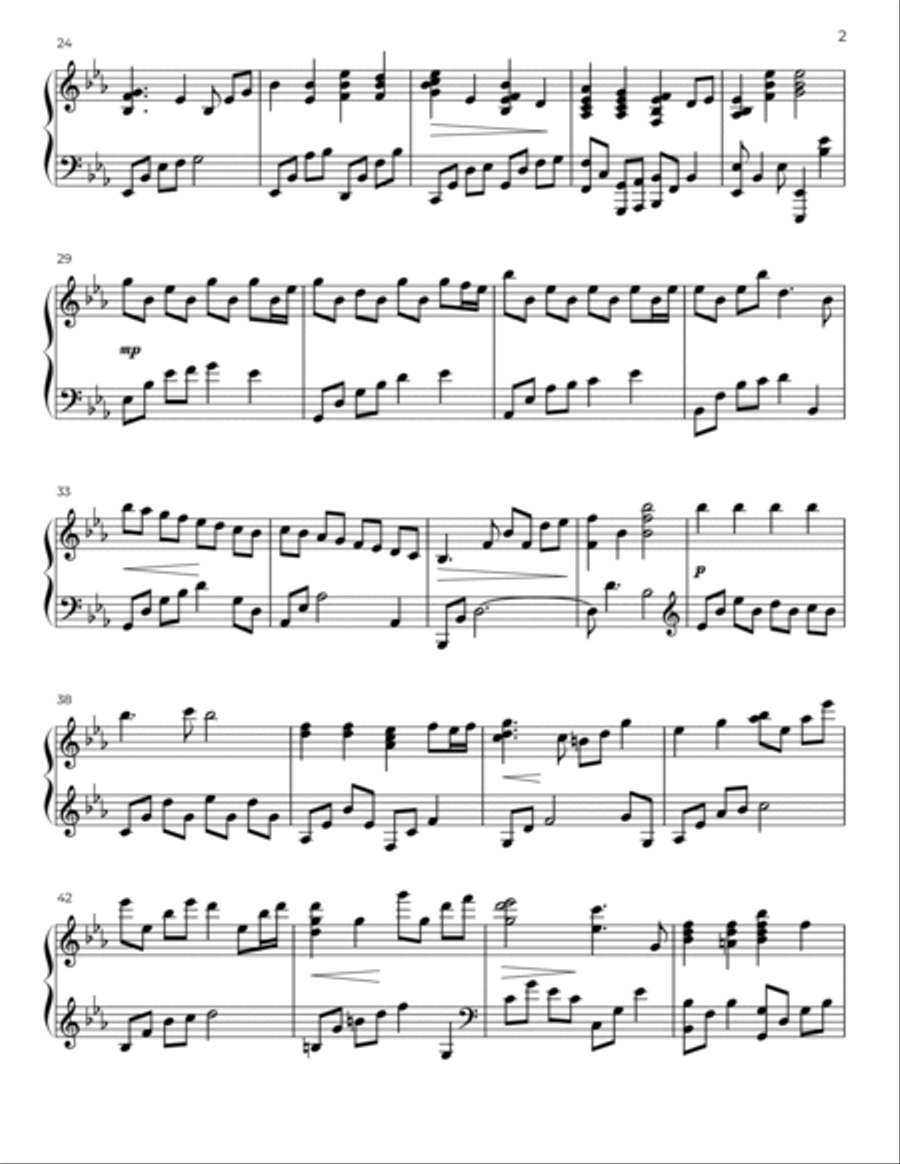 Christ Shall Have Dominion - Piano Solo Piano Solo scores gallery preview page 2