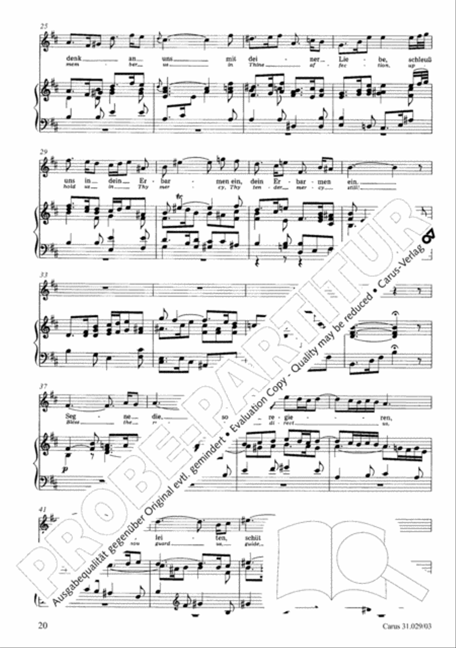 We thank Thee, Lord, God, we thank Thee, Lord (Wir danken dir, Gott, wir danken dir) 4-Part scores gallery preview page 21